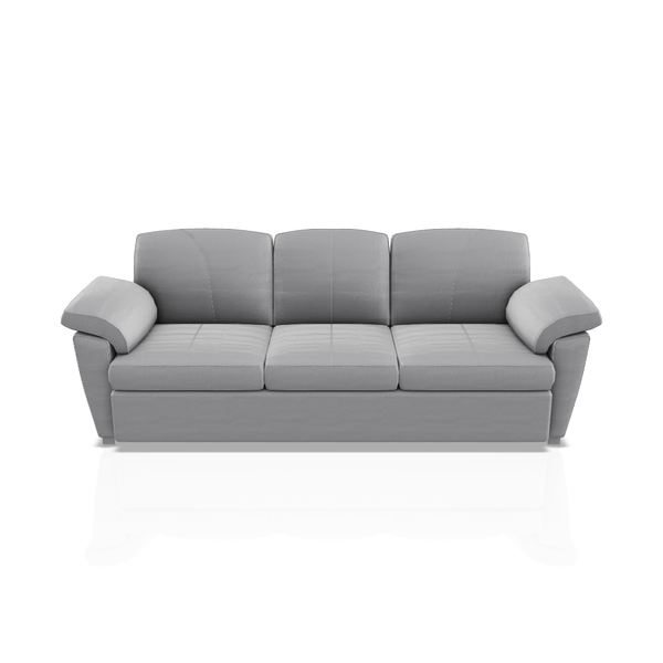 SOFA TREVOR ULTRA CUERO 3C BLANCO 01