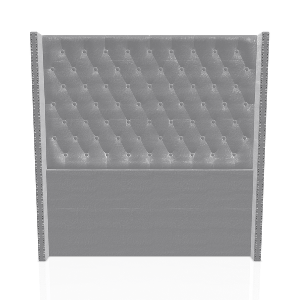 CABECERA PRINCE C.T ULTRA CUERO QUEEN BLANCO 01