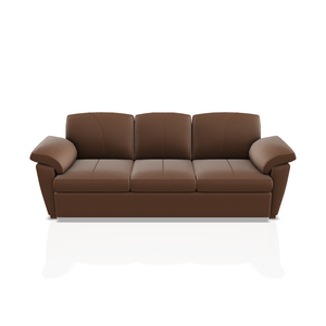 SOFA TREVOR ULTRA CUERO 3C BROWN 36