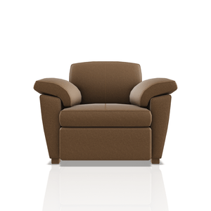 SOFA TREVOR ULTRA CUERO 1C CAFE 46
