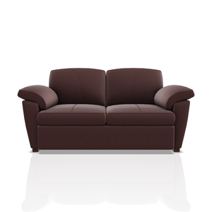 SOFA TREVOR ULTRA CUERO 2C CAOBA 56