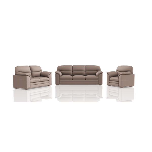 SOFA SANDERS ULTRA CUERO 3C 2C 1C CAPUCHINO 98