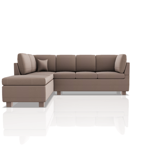SOFA HARVY ULTRA CUERO SECCIONAL CAPUCHINO 98