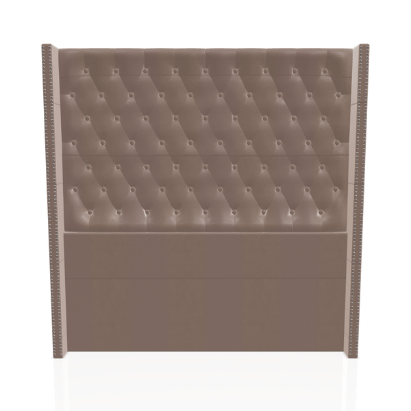 CABECERA PRINCE C.T ULTRA CUERO QUEEN CAPUCHINO 98