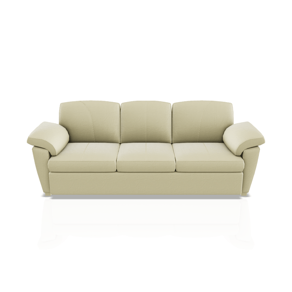 SOFA TREVOR ULTRA CUERO 3C PERLA 58