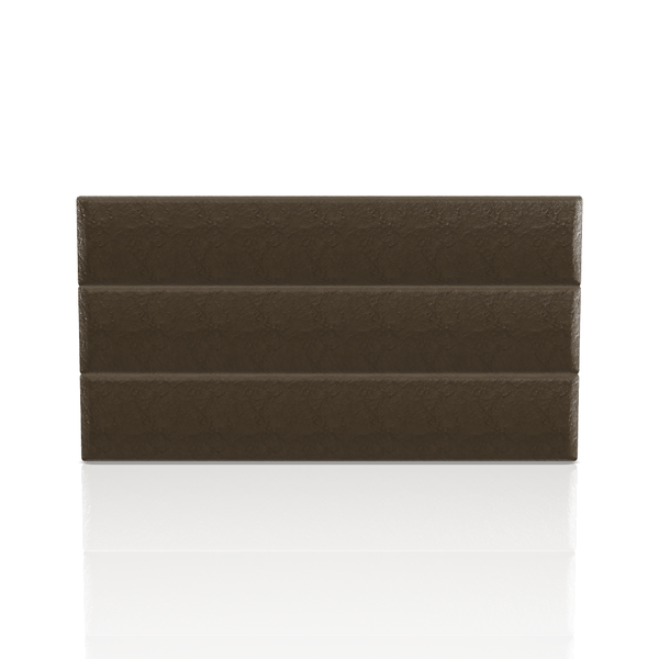 CABECERA LINEAL ULTRA CUERO QUEEN CHOCOLATE 26