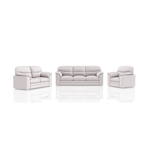 SOFA SANDERS ULTRA CUERO 3C 2C 1C HUESO 68
