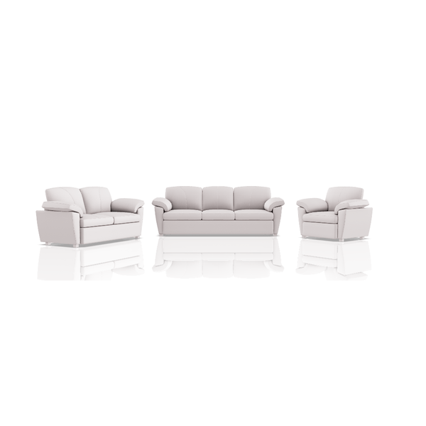 SOFA TREVOR ULTRA CUERO 3C 2C 1C HUESO 68