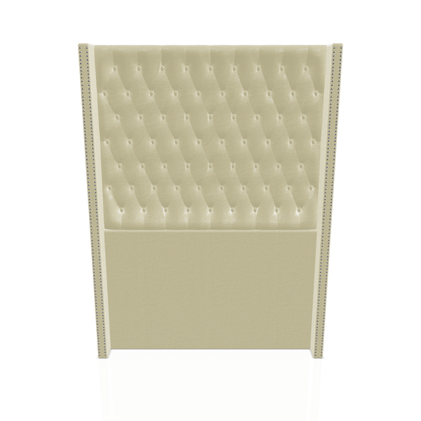 CABECERA PRINCE C.T ULTRA CUERO 1.50 PLZ PERLA 58