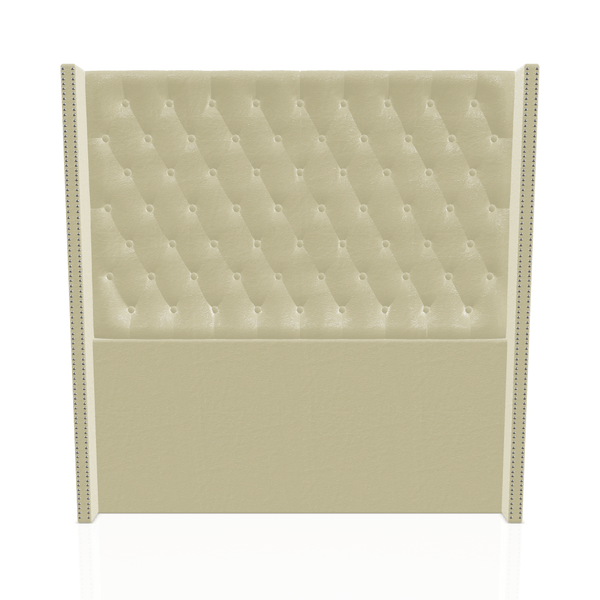 CABECERA PRINCE C.T ULTRA CUERO QUEEN PERLA 58