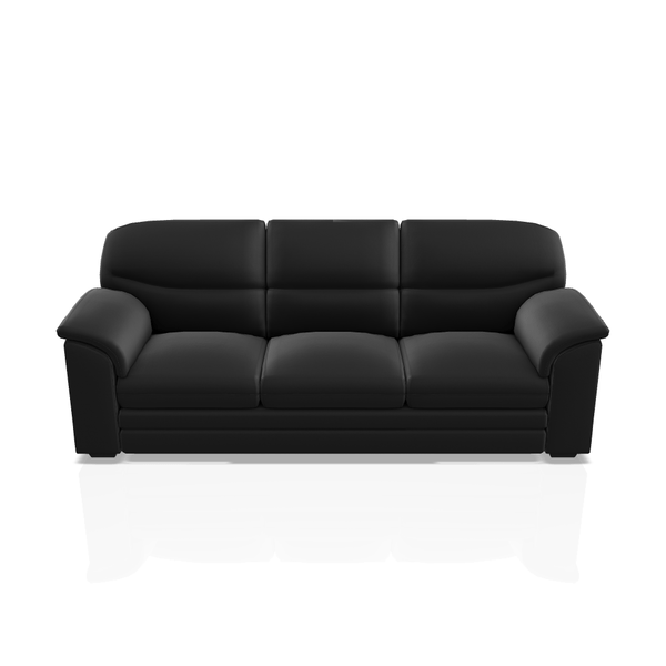 SOFA SANDERS ULTRA CUERO 3C NEGRO 02