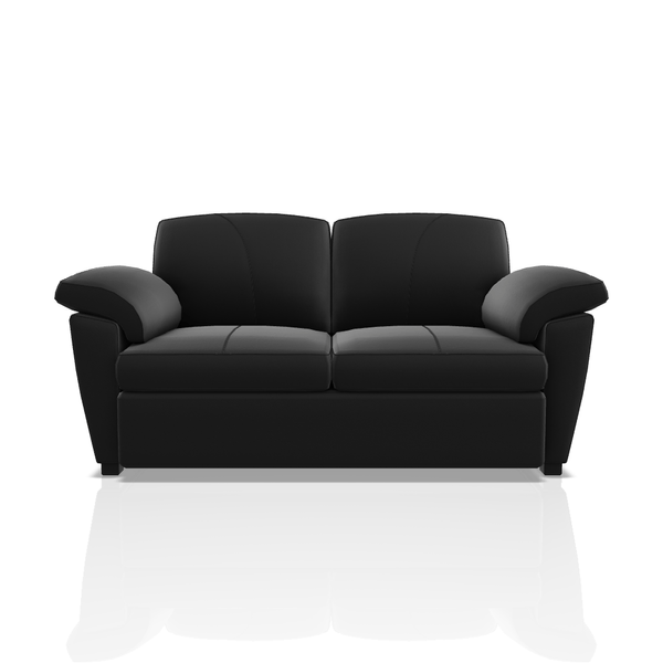 SOFA TREVOR ULTRA CUERO 2C NEGRO 02