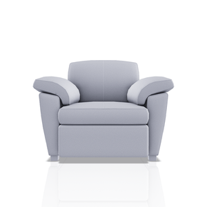 SOFA TREVOR ULTRA CUERO 1C SILVER 32