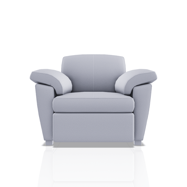 SOFA TREVOR ULTRA CUERO 1C SILVER 32