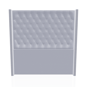 CABECERA PRINCE C.T ULTRA CUERO QUEEN SILVER 32