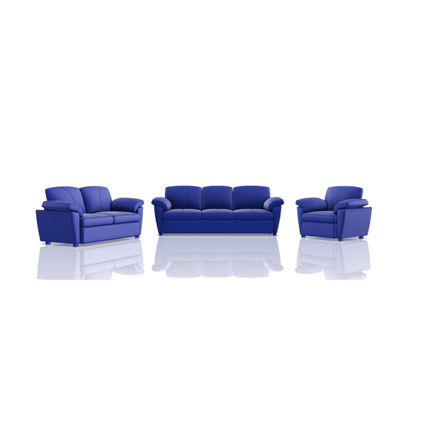 SOFA TREVOR ULTRA CUERO 3C 2C 1C ZAFIRO 13