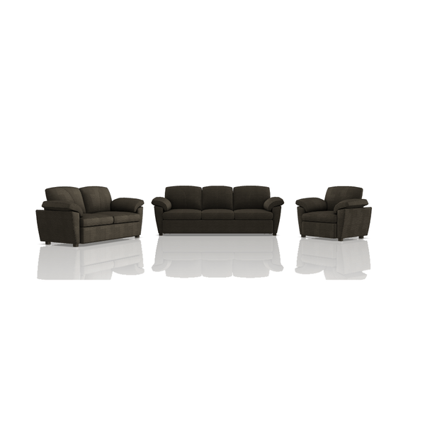 SOFA TREVOR TELA COUGAR 3C 2C 1C GRIS PLATA
