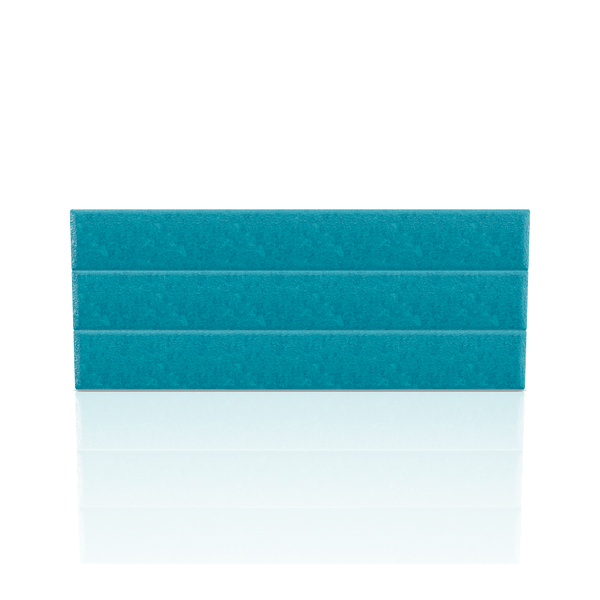 CABECERA LINEAL TELA MICROFIBRA ITALY KING TURQUESA