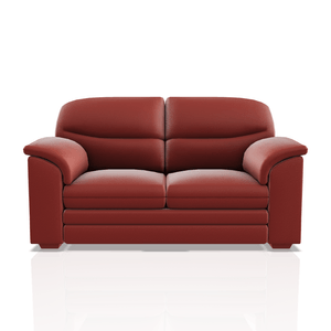 SOFA SANDERS ULTRA CUERO 2C ROJO CARDENAL 37