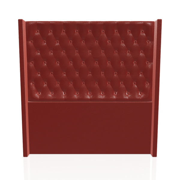 CABECERA PRINCE S.T ULTRA CUERO QUEEN ROJO CARDENAL 37