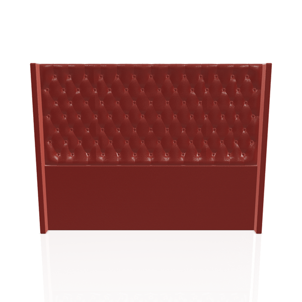 CABECERA PRINCE S.T ULTRA CUERO KING ROJO CARDENAL 37