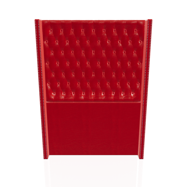 CABECERA PRINCE C.T ULTRA CUERO 1.50 PLZ  ROJO CEREZA 27
