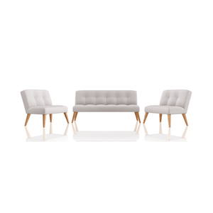 SOFA RACHEL SILVERTEX 3C 1C 1C ICE
