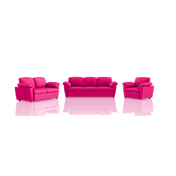 SOFA TREVOR TELA MICROFIBRA ITALY 3C 2C 1C FUCSIA