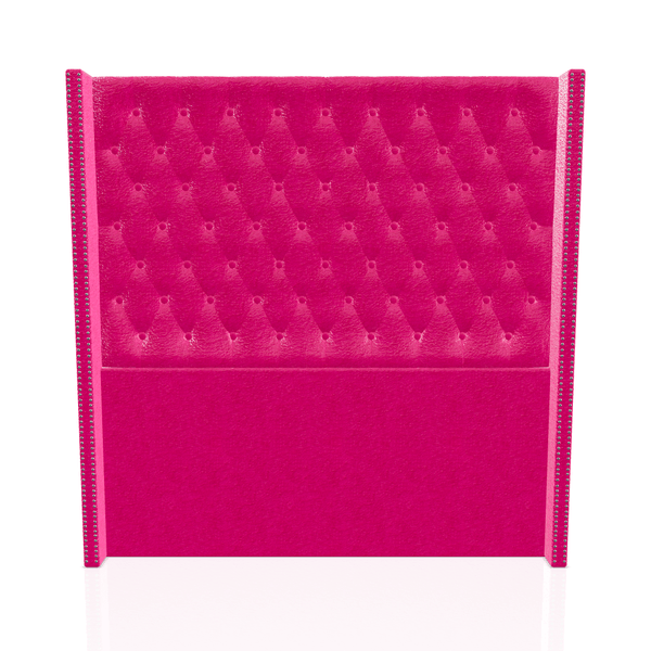 CABECERA PRINCE C.T TELA MICROFIBRA ITALY QUEEN FUCSIA