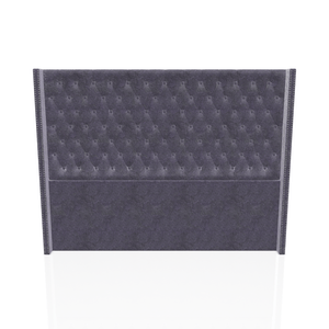 CABECERA PRINCE C.T TELA MICROFIBRA ITALY KING GRIS