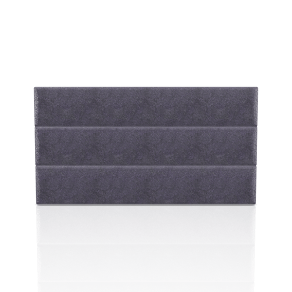 CABECERA LINEAL TELA MICROFIBRA ITALY QUEEN GRIS