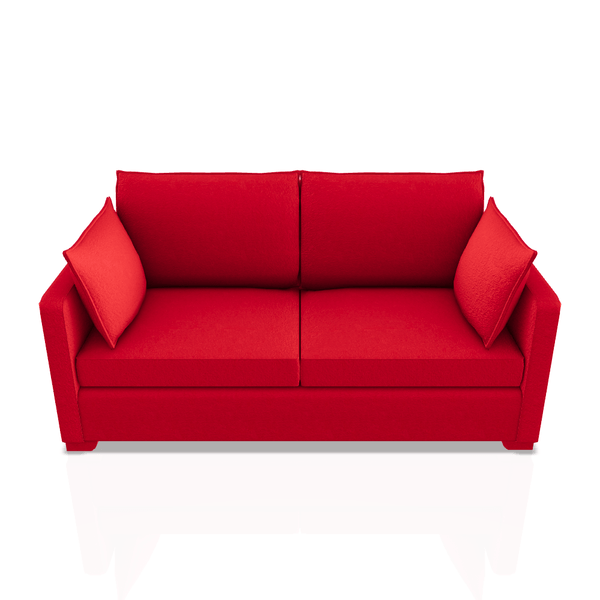 SOFA ALEX TELA MICROFIBRA ITALY 3C ROJO
