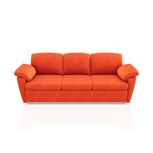 SOFA TREVOR TELA MICROFIBRA ITALY 3C NARANJA