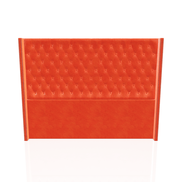CABECERA PRINCE C.T TELA MICROFIBRA ITALY KING NARANJA
