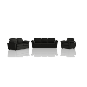 SOFA TREVOR TELA MICROFIBRA ITALY 3C 2C 1C NEGRO