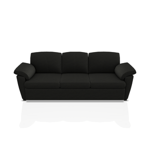 SOFA TREVOR TELA MICROFIBRA ITALY 3C NEGRO