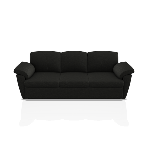 SOFA TREVOR TELA MICROFIBRA ITALY 3C NEGRO