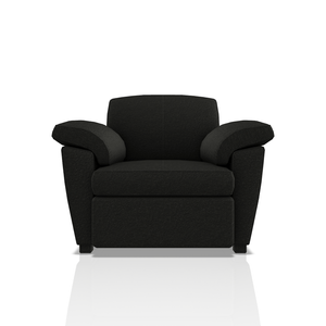 SOFA TREVOR TELA MICROFIBRA ITALY 1C NEGRO
