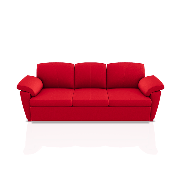 SOFA TREVOR TELA MICROFIBRA ITALY 3C ROJO