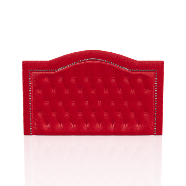 CABECERA PRINTELLA C.T TELA MICROFIBRA ITALY QUEEN ROJO