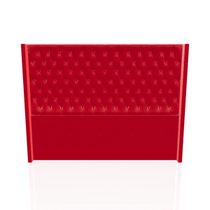 CABECERA PRINCE S.T TELA MICROFIBRA ITALY KING ROJO