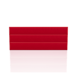 CABECERA LINEAL TELA MICROFIBRA ITALY KING ROJO