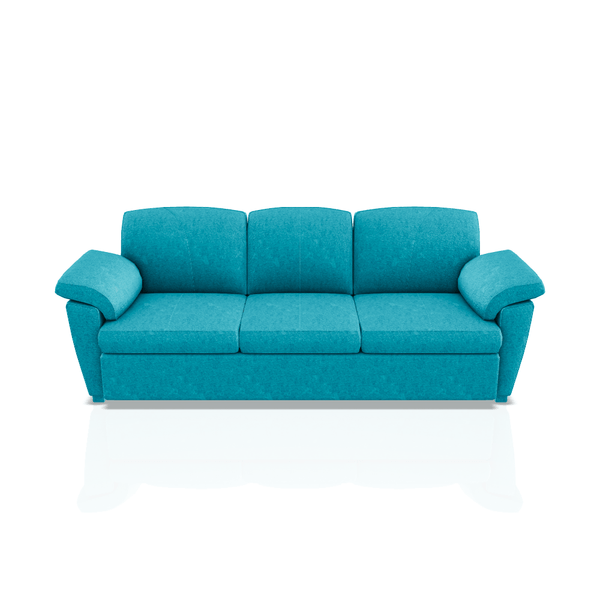 SOFA TREVOR TELA MICROFIBRA ITALY 3C TURQUESA