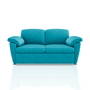 SOFA TREVOR TELA MICROFIBRA ITALY 2C TURQUESA