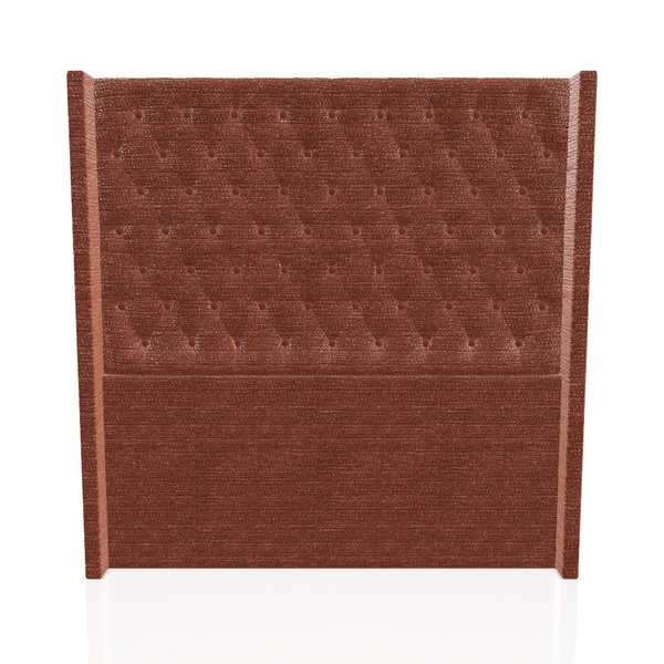 CABECERA PRINCE S.T TELA DENVER QUEEN SEPIA