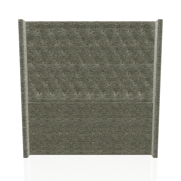 CABECERA PRINCE C.T TELA DENVER QUEEN GRIS RATON