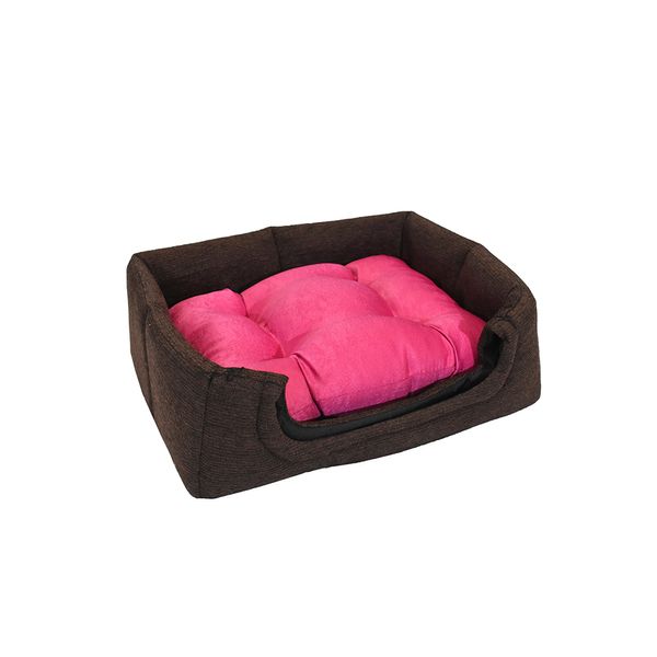 RUFFO CAMA MASCOTA CONVERTIBLE TELA CHICO CHOCOLATE