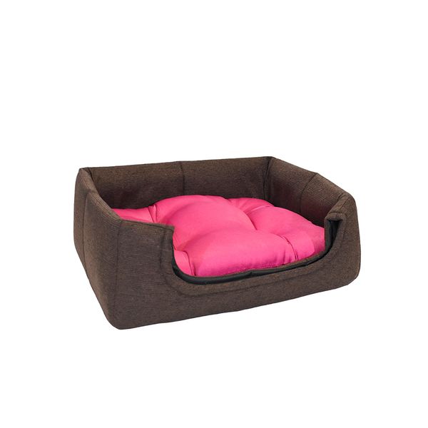 RUFFO CAMA MASCOTA CONVERTIBLE TELA MEDIANO CHOCOLATE