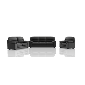 SOFA SANDERS BALI 3C 2C 1C GRIS OSCURO