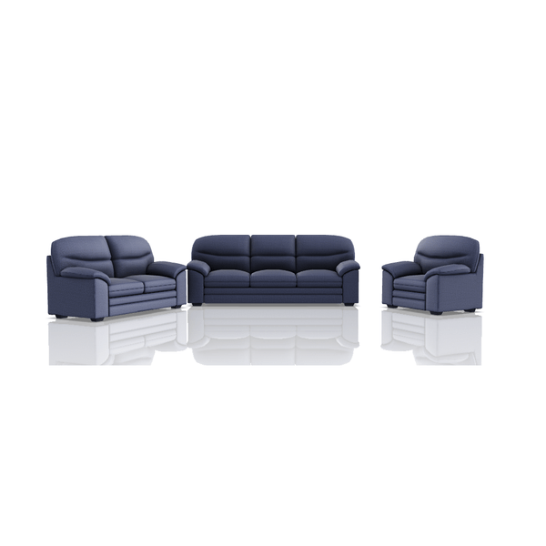 SOFA SANDERS BALI 3C 2C 1C AZUL OSCURO